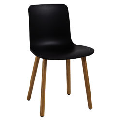 Vitra HAL Chair Black / Light Oak